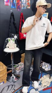 quần baggy kaki nam form rộng