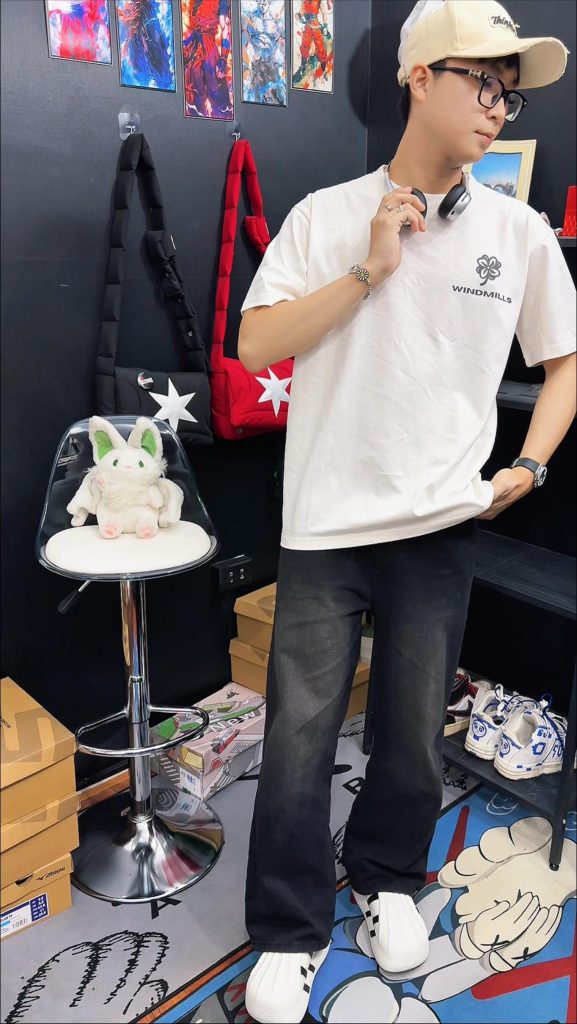 quần baggy kaki nam form rộng