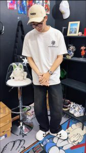 quần baggy kaki nam form rộng