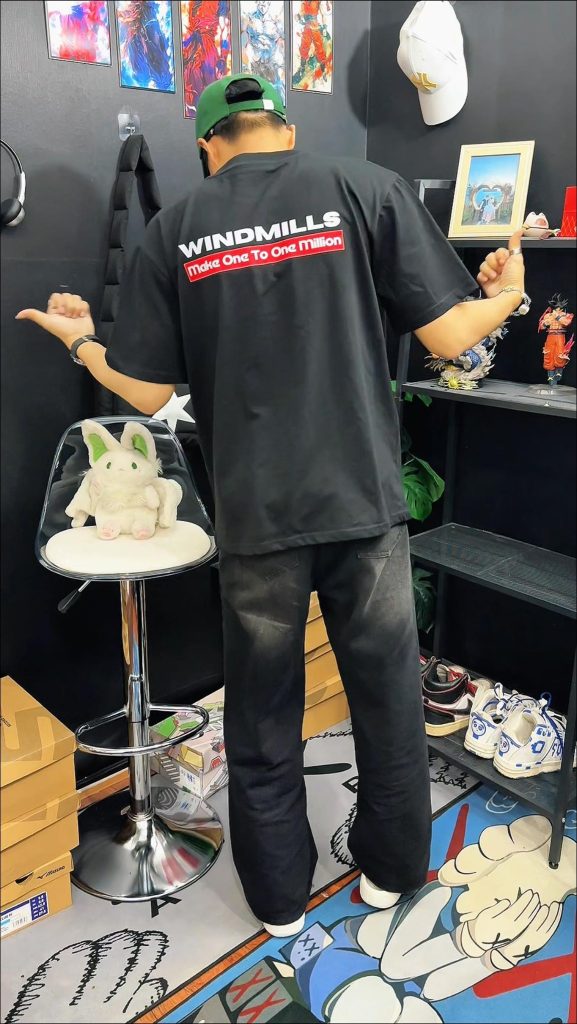 quần baggy kaki nam form rộng