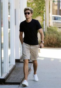 phối đơn giản với quần short